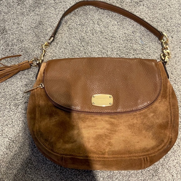 Michael Kors Handbags - Michael Kors Suede shoulder bag